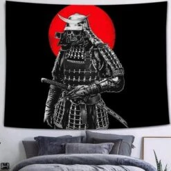 Samurai Skull Tapestry(Samurai Skull Tapestry)