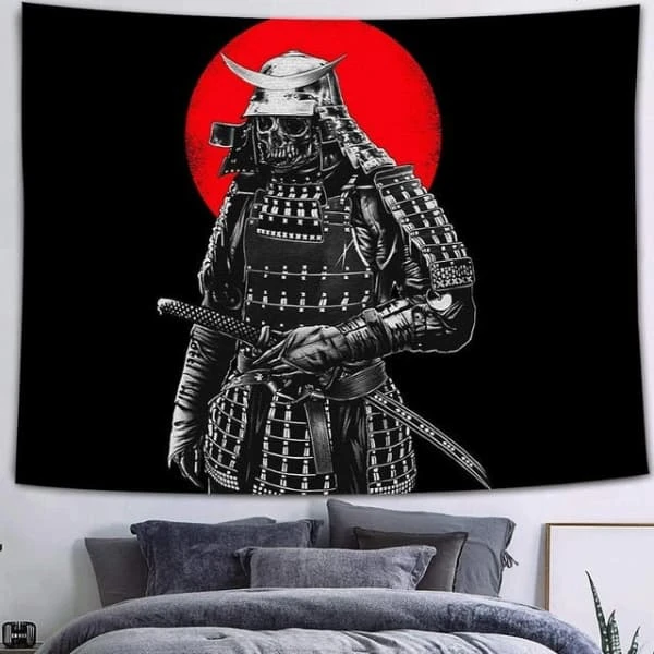 Samurai Skull Tapestry(Samurai Skull Tapestry) 3 Samurai Skull Tapestry(Samurai Skull Tapestry)