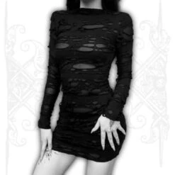 Short Black Gothic Dress(Short Black Gothic Dress)