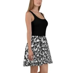 Short Skull Dress(Hot Topic Skull Dress) -Crewskull short skull dress 601