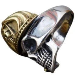 Silver Army Ring(Silver Army Ring) -Crewskull silver army ring 949