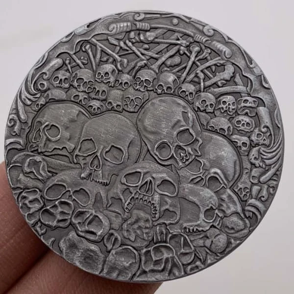 Silver Skull Coin(Silver Skull Coin) 4 Silver Skull Coin(Silver Skull Coin) - Image 2