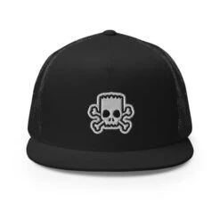 Simpson Skull Trucker Cap(Simpson Skull Trucker Cap) -Crewskull simpson skull trucker cap 792