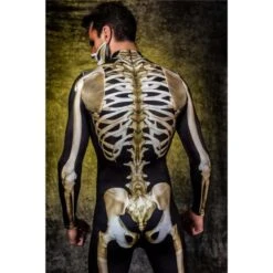 Skeleton Family Costume(Skeleton Jumpsuit Costume For Adult Kids Male Female) -Crewskull skeleton family costume 983