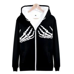 Skeleton Hand Hoodie(Skeleton Hand Hoodie) -Crewskull skeleton hand hoodie 250