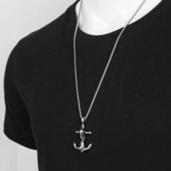 Skull Anchor Pendant(Skull Anchor Pendant) -Crewskull skull anchor pendant 358