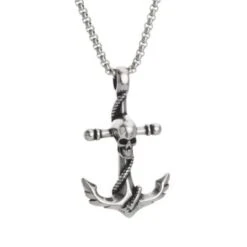Skull Anchor Pendant(Skull Anchor Pendant) -Crewskull skull anchor pendant 812