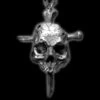 Skull And Cross Pendant(Skull And Cross Pendant) -Crewskull skull and cross necklace 372
