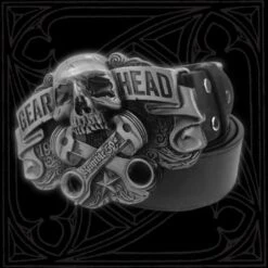 Skull Belt Buckle(Skull Belt Buckle) -Crewskull skull belt buckle 971 1