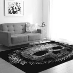 Skull Carpet 3D(Skull Carpet 3d 100 Polyester Anti Slip Good Built Quality)
