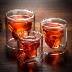 Skull Glass Cup(Skull Glass Cup) -Crewskull skull glass cup 348