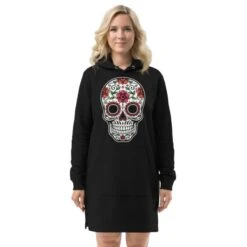 Skull Hoodie Dress(Dark Sugar Skull Hoodie Dress)