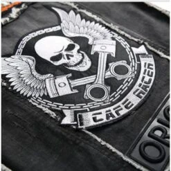 SKULL JACKET - EMBROIDERY(Skull Jacket Embroidery) -Crewskull skull jacket embroidery 305