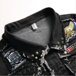 SKULL JACKET - EMBROIDERY(Skull Jacket Embroidery) -Crewskull skull jacket embroidery 569