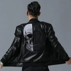 Skull Jacket Mens(Skull Jacket Mens) -Crewskull skull jacket mens 862