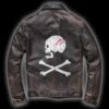 Skull Leather Jacket Mens(Skull Leather Jacket Mens) -Crewskull skull leather jacket mens 315