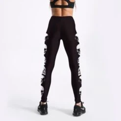 Skull Leggings(Skull Leggings) -Crewskull skull leggings 476