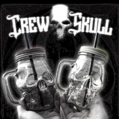 Skull Mason Jar(Skull Mason Jar) -Crewskull skull mason jar 860