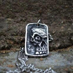 Skull Necklace Charm(Skull Necklace Charm) -Crewskull skull necklace charm 357