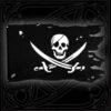 Skull Pirate Flag - Broken Effect, Realistic(Skull Pirate Flag)