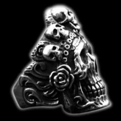 Skull Ring Santa Muerte(Skull Ring Santa Muerte) -Crewskull skull ring santa muerte 658