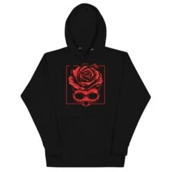 Skull Rose Hoodie(Skull Rose Hoodie)