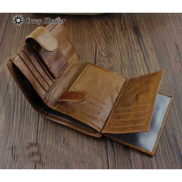 Skull Wallet Chain - Genuine Leather Bifold Wallet(Skull Wallet Chain) 4 Skull Wallet Chain - Genuine Leather Bifold Wallet(Skull Wallet Chain) - Image 2