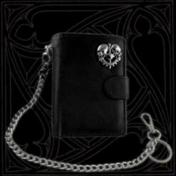 Skull Wallet Chain - Genuine Leather Bifold Wallet(Skull Wallet Chain)