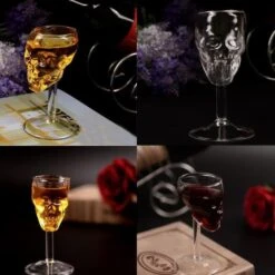 Skull Wine Glasses(Skull Wine Glasses) -Crewskull skull wine glasses 851