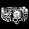 Skull Wings Ring(Skull Wings Ring) -Crewskull skull wings ring 246