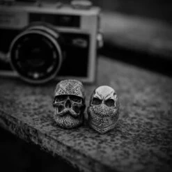 Skull With Bandana Ring(Bold Skull With Bandana Ring) -Crewskull skull with bandana ring 419