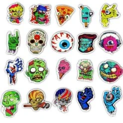 Skull Zombie Stickers(Skull Zombie Stickers) -Crewskull skull zombie stickers 885