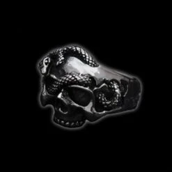 Snaky Skull Pinky Ring(Snaky Skull Pinky Ring)