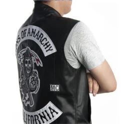 Sons Of Anarchy Sleeveless Jacket(Sons Of Anarchy Sleeveless Jacket 1) -Crewskull sons of anarchy sleeveless jacket 776
