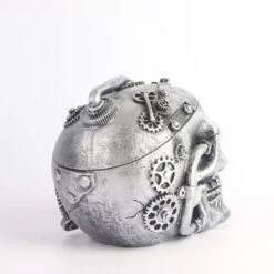 Steampunk Skul Statue(Steampunk Skull) -Crewskull steampunk skul statue 484