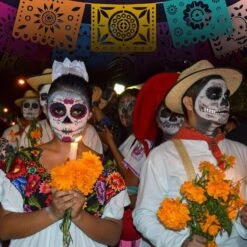 Sugar Skull Full Face Temporary Tattoo(Sugar Skull Full Face Temporary Tattoo) -Crewskull sugar skull full face temporary tattoo 577