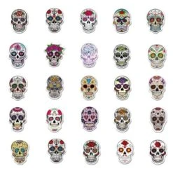 Sugar Skull Stickers(Sugar Skull Stickers) -Crewskull sugar skull stickers 623