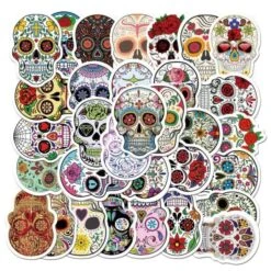 Sugar Skull Stickers(Sugar Skull Stickers) -Crewskull sugar skull stickers 942
