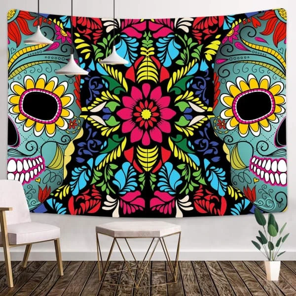 Sugar Skull Tapestry(Sugar Skull Tapestry) 8 Sugar Skull Tapestry(Sugar Skull Tapestry) - Image 6