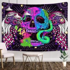 Sugar Skull Tapestry(Sugar Skull Tapestry) 11 Sugar Skull Tapestry(Sugar Skull Tapestry) -Crewskull sugar skull tapestry 766