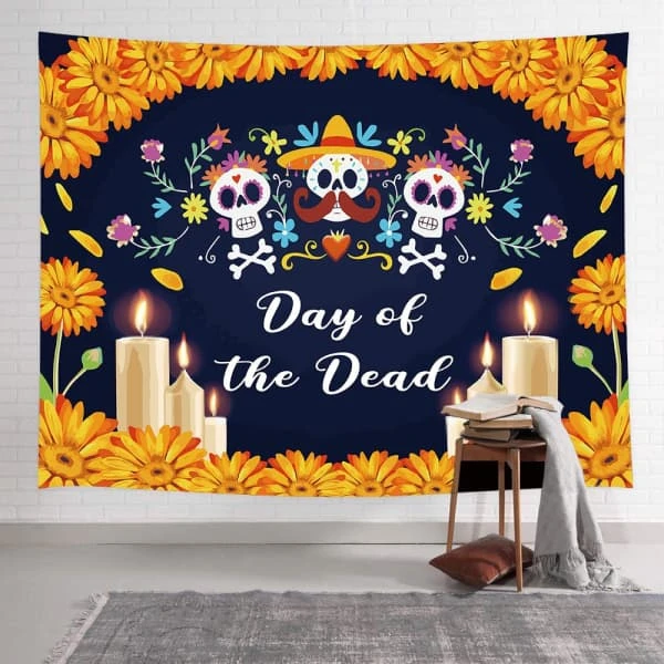 Sugar Skull Tapestry(Sugar Skull Tapestry) 4 Sugar Skull Tapestry(Sugar Skull Tapestry) - Image 2