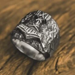 THOR HAMMER RING(Thor Hammer Ring) -Crewskull thor hammer ring 131