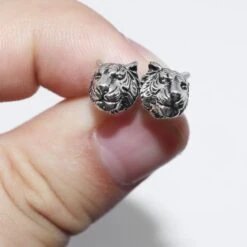 Tiger Head Earrings(Tiger Head Earrings) -Crewskull tiger head earrings 165