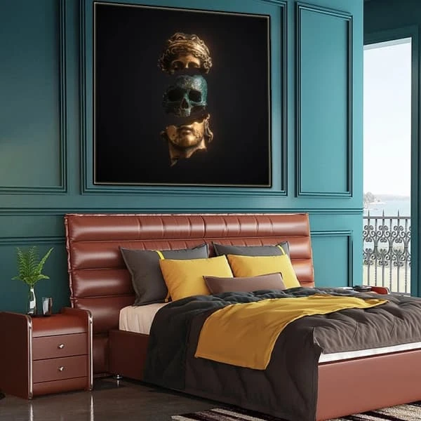 Timeless Skull(Timeless Skull Painting Canvas Painting Waterproof Spray Paint) 6 Timeless Skull(Timeless Skull Painting Canvas Painting Waterproof Spray Paint) - Image 4