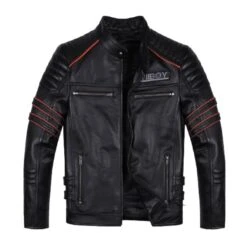 Viiboy (Skull Leather Jacket)(Viiboy Skull Leather Jacket) -Crewskull viiboy skull leather jacket 772