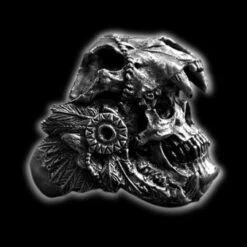 Viking Skull Ring(Viking Skull Ring) -Crewskull viking skull ring 424