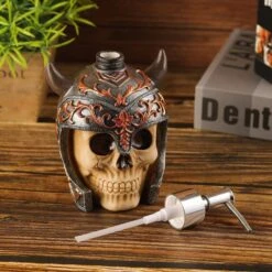 Viking Skull Soap Dispenser(Viking Skull Soap Dispenser) -Crewskull viking skull soap dispenser 367