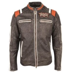 Vintage Indian Skull Leather Jacket - Classic Biker Style(Vintage Indian Skull Leather Jacket) -Crewskull vintage indian skull leather jacket 962