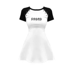 White Gothic Dress(White Gothic Dress) -Crewskull white gothic dress 879