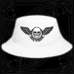 Winged Skull Bucket Hat(Winged Skull Bucket Hat)